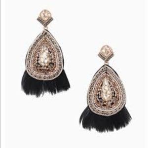 Stella & Dot Jewelry - Stella & Dot Constantine Feather Chandeliers Stella & Dot Jewelry - Stella & Dot Constantine Feather Chandeliers